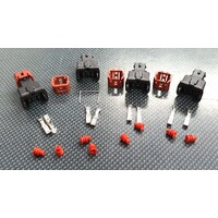 SPP Injector Connector 4pc Plug Kit - Suits Mitsubishi EVO 5, 6, 7, 8, 9, 9 Wagon.