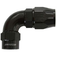 Aeroflow -10AN 90deg Hose End - Kryptalon® Series Lightweight One Piece Swivel