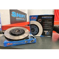 DBA T2 Street Slotted Rear Rotors - Suits Honda Integra DC2 Type R