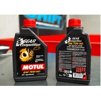 Motul Gear Competition Differential / Gear Oil - SAE 75W140 - 1 Litre Bottle