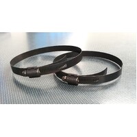 Breeze Hose Clamps 130-152mm - Perforated Black