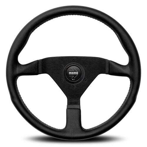 MOMO Montecarlo Black Leather 350mm Steering Wheel