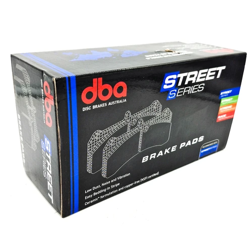 DBA Street Series Front Brake Pads - STI/Evo/SS-V/FK8 Type R/BRZ/86 (Brembo)