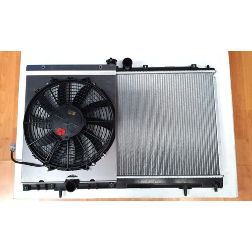 BMS Slim Line Fan Kit - Suits Mitsubishi Lancer EVO 7, 8, 9, 9 Wagon Manual