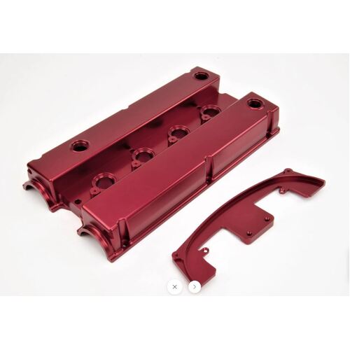 Hypertune RED Billet Rocker Cover - Suits Mitsubishi EVO 4, 5, 6, 7 ,8 , 9 Wagon Non Mivec