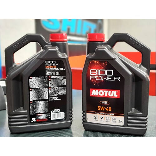 Motul 8100 Power 5W40 - 5L 100% Synthetic