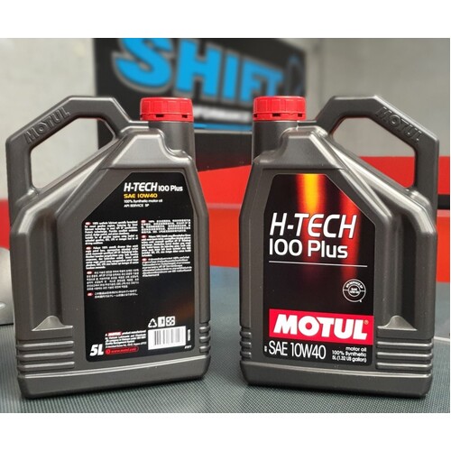 Motul H-Tech 100 Plus Engine Oil 10W40 - 5 Litre 100% Synthetic