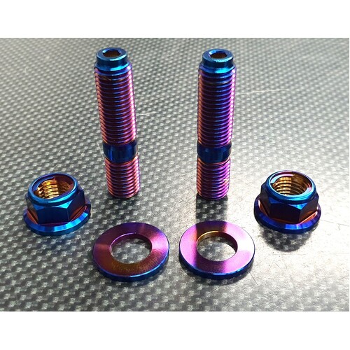 SPP NEO Titanium M10x1.25 Stud & Flange Nut Kit