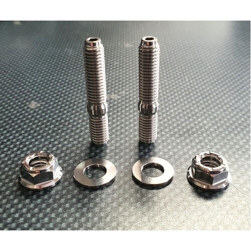 SPP Titanium M10x1.25 Stud & Flange Nut Kit